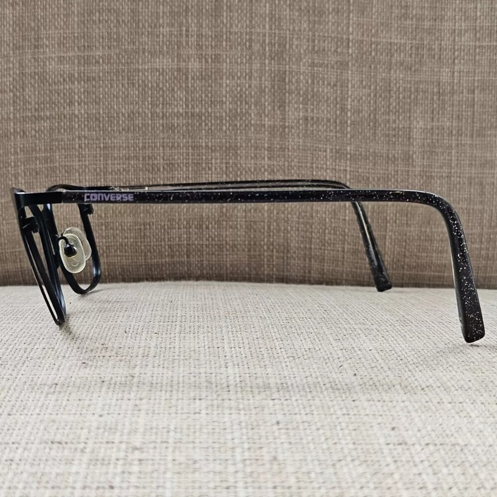 Converse Eyeglasses Frame Black A220 47[]19 135 Glasses Metal Frame Unisex - Picture 8 of 11